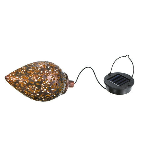 ZYmall Hanging Solar Lights Hollowed Pattern IP44 Waterproof Wrought Iron Wear Resistant Solar Power Drop Shape LED Garden Light for Garden
ZYmall Hanging Solar Lights Hollowed Pattern IP44 Waterproof Wrought Iron Wear Resistant Solar Power Drop Shape LED Garden Light for Garden