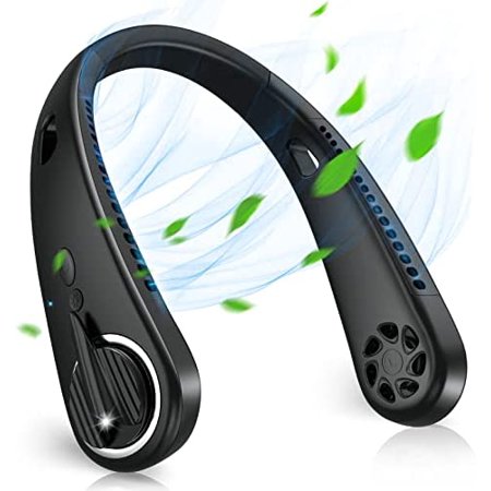 Neck Fan Portable with Reading Light - Cooling Rechargeable Battery Operated Neckband Fan Ultra Quiet Hands Free 4 Speeds
Neck Fan Portable with Reading Light - Cooling Rechargeable Battery Operated Neckband Fan Ultra Quiet Hands Free 4 Speeds