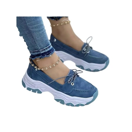 Ritualay Ladies Casual Sneakers Platform Walking Shoes Wedge Loafers Breathable Comfortable Sneaker Work Sports Slip On Blue 5
Ritualay Ladies Casual Sneakers Platform Walking Shoes Wedge Loafers Breathable Comfortable Sneaker Work Sports Slip On Blue 5
