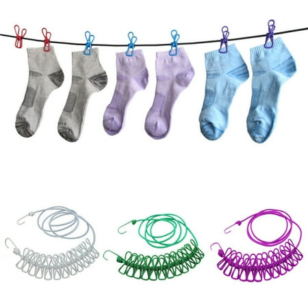 Honrane 180cm Elastic Outdoor Clothesline Pants Laundry Drying Hanger Rope with 12 Clips
Honrane 180cm Elastic Outdoor Clothesline Pants Laundry Drying Hanger Rope with 12 Clips