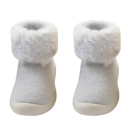Socks Slipper Baby Girls Kids Solid Knit Stocking Soft Warm Shoes Toddler Boys Sole Rubber Baby Shoes Cute Shoes Size 9
Socks Slipper Baby Girls Kids Solid Knit Stocking Soft Warm Shoes Toddler Boys Sole Rubber Baby Shoes Cute Shoes Size 9