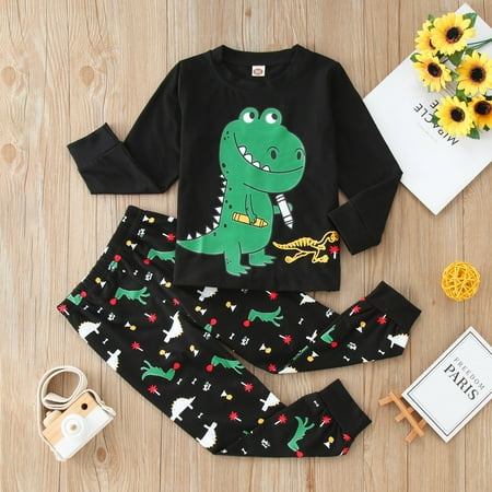 Hunpta Baby Kids Boys Girls Long Sleeve Dinosaur Printed Tops+Pants Pajamas Outfit Set
Hunpta Baby Kids Boys Girls Long Sleeve Dinosaur Printed Tops+Pants Pajamas Outfit Set