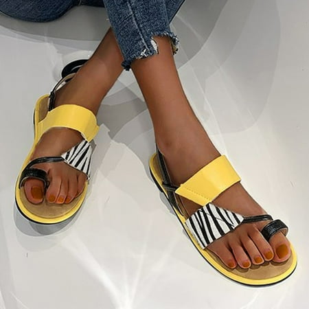 Sunvit Flat Sandals for Women- Open Toe Casual Summer Slide Sandals #488 Yellow
Sunvit Flat Sandals for Women- Open Toe Casual Summer Slide Sandals #488 Yellow