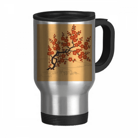 Painting Japanese Culture Red Flower Travel Mug Flip Lid Stainless Steel Cup Car Tumbler Thermos
Painting Japanese Culture Red Flower Travel Mug Flip Lid Stainless Steel Cup Car Tumbler Thermos