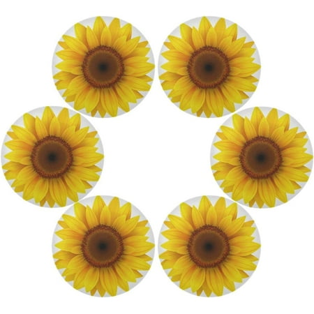 Coolnut Sunflower Round Placemats Set of 6 Non-Slip Heat Resistant Washable Table Mats for Kitchen Dining Room Party Decor
Coolnut Sunflower Round Placemats Set of 6 Non-Slip Heat Resistant Washable Table Mats for Kitchen Dining Room Party Decor
