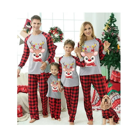 Peyakidsaa Christmas Family Pyjamas Set for Women Men Kids Baby Plaid Xmas PJs Sleepwear
Peyakidsaa Christmas Family Pyjamas Set for Women Men Kids Baby Plaid Xmas PJs Sleepwear