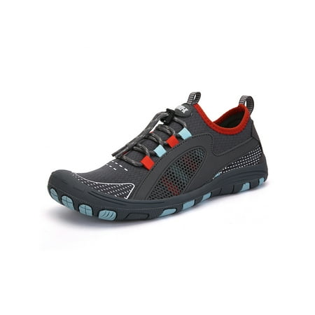 Gomelly Unisex Aqua Socks Barefoot Beach Shoe Breathable Water Shoes Anti-Slip Flats Exercise Outdoor Sneakers Dark Gray 5
Gomelly Unisex Aqua Socks Barefoot Beach Shoe Breathable Water Shoes Anti-Slip Flats Exercise Outdoor Sneakers Dark Gray 5