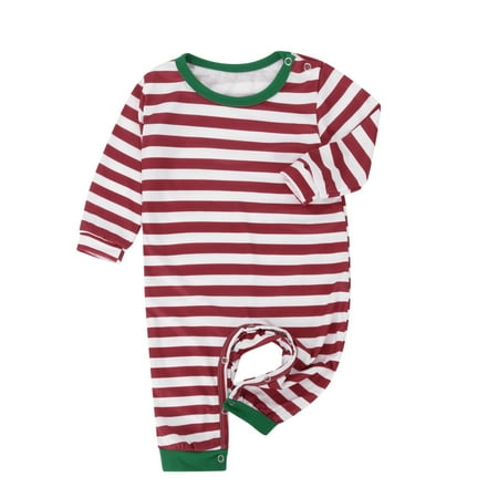 Fesfesfes Xmas Pjs Baby Christmas Striped Printing Long Sleeve Jumpsuit Family Clothes Pajamas On Sale
Fesfesfes Xmas Pjs Baby Christmas Striped Printing Long Sleeve Jumpsuit Family Clothes Pajamas On Sale