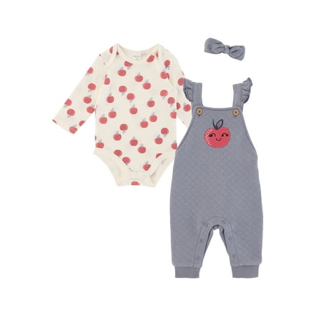 Petit Lem Baby Girl 3 Pc Overall Outfit Set w Headband Sizes 3 Months-24 Months
Petit Lem Baby Girl 3 Pc Overall Outfit Set w Headband Sizes 3 Months-24 Months