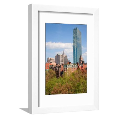 John Hanncock Tower at Back Bay in Summer, Boston, MA Framed Print Wall Art By Joseph Sohm