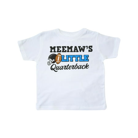 Inktastic Meemaws Little Quarterback with Football and Helmet Gift Toddler Boy or Toddler Girl T-Shirt
Inktastic Meemaws Little Quarterback with Football and Helmet Gift Toddler Boy or Toddler Girl T-Shirt