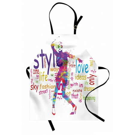 Girls Apron Stylish Woman Figure Silhouette with Colorful Stains Love Dresses Happiness Theme Unisex Kitchen Bib Apron with Adjustable Neck for Cooking Baking Gardening Multicolor by Ambesonne
Girls Apron Stylish Woman Figure Silhouette with Colorful Stains Love Dresses Happiness Theme Unisex Kitchen Bib Apron with Adjustable Neck for Cooking Baking Gardening Multicolor by Ambesonne