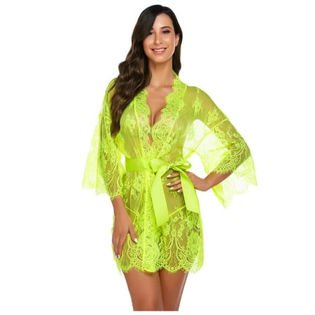 Avidlove Sexy Lace Lingerie Robe Kimono Babydoll Wedding Lingerie Mesh Nightgown for Women
Avidlove Sexy Lace Lingerie Robe Kimono Babydoll Wedding Lingerie Mesh Nightgown for Women