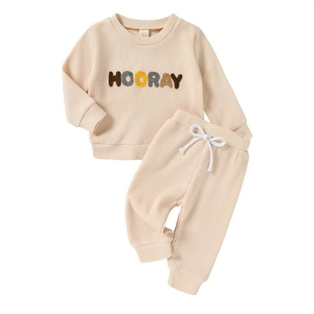 Younger Tree Newborn Baby Boy Girl Fall Winter Clothes Outfits Toddler Long Sleeve Sweatshirt Set 0-3M
Younger Tree Newborn Baby Boy Girl Fall Winter Clothes Outfits Toddler Long Sleeve Sweatshirt Set 0-3M