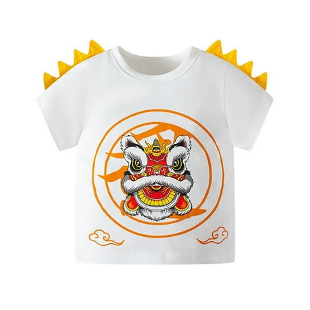 Children s Short Sleeve Cartoon Dinosaur Horn Boy s T Shirt Casual Out For 1 To 7 Years Baby Clothes
Children s Short Sleeve Cartoon Dinosaur Horn Boy s T Shirt Casual Out For 1 To 7 Years Baby Clothes