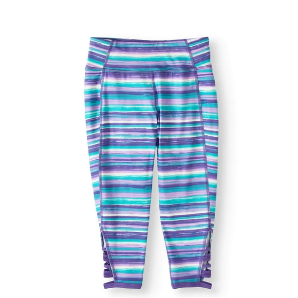 Girls' Performance Capri Lattice Leggings