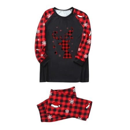 Christmas Pajamas for Family Parent-Child Outfit Winter Fall Merry Letter Plaid Print Holiday Happy Plaid Long Sleeved Trousers Pajama Sets
Christmas Pajamas for Family Parent-Child Outfit Winter Fall Merry Letter Plaid Print Holiday Happy Plaid Long Sleeved Trousers Pajama Sets