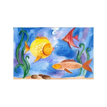 MKHERT Watercolor Yellow and Red Fish Underwater Sea World Placemats Table Mats for Dining Room Kitchen Table Decoration 12x18 inch Set of 4
MKHERT Watercolor Yellow and Red Fish Underwater Sea World Placemats Table Mats for Dining Room Kitchen Table Decoration 12x18 inch Set of 4
