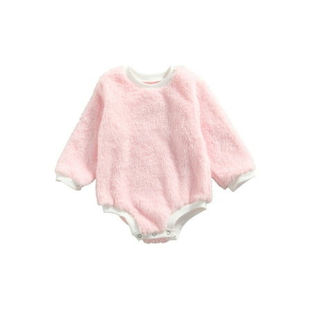 Mioliknya Toddlers Baby Girls Boys Rompers Plush Splicing Long-Sleeves Jumpsuit with Crotch Buttons Bodysuit Clothing
Mioliknya Toddlers Baby Girls Boys Rompers Plush Splicing Long-Sleeves Jumpsuit with Crotch Buttons Bodysuit Clothing
