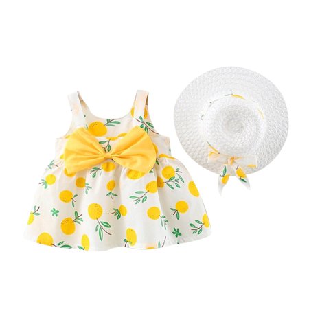 DNDKILG Infant Baby Toddler Child Children Kids Floral Dresses for Girls with Hat Summer Dress Sleeveless Sundress White 6M-4Y
DNDKILG Infant Baby Toddler Child Children Kids Floral Dresses for Girls with Hat Summer Dress Sleeveless Sundress White 6M-4Y