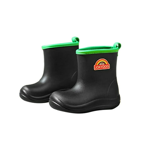 SIMANLAN Children Rain Boot Wide Calf Rubber Boots Cartoon Waterproof Booties Boys Girls Non-slip Rainboot Kids Slip Resistant Garden Shoes Black 1Y
SIMANLAN Children Rain Boot Wide Calf Rubber Boots Cartoon Waterproof Booties Boys Girls Non-slip Rainboot Kids Slip Resistant Garden Shoes Black 1Y