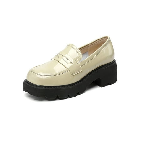 SIMANLAN Womens Platform Loafers Comfort Loafer Non-Slip Casual Shoe Women Breathable Flats Ladies Slip On Boat Shoes Beige 7.5
SIMANLAN Womens Platform Loafers Comfort Loafer Non-Slip Casual Shoe Women Breathable Flats Ladies Slip On Boat Shoes Beige 7.5