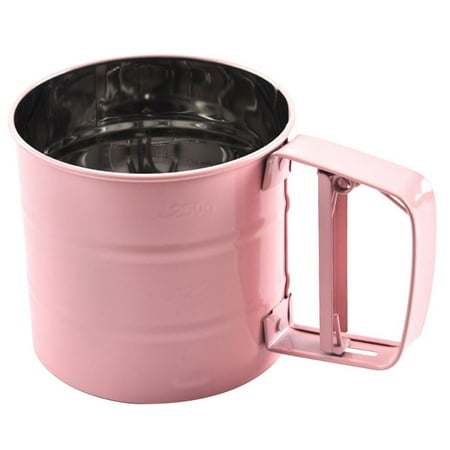 Taicanon Stainless Steel Flour Sifter with Hand Press Double Layers Sieve Baking Sieve Cup Baking Tools for Sugar Flour and Coffee Powder
Taicanon Stainless Steel Flour Sifter with Hand Press Double Layers Sieve Baking Sieve Cup Baking Tools for Sugar Flour and Coffee Powder