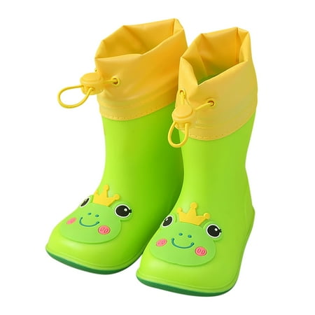 Baby Kids Easy On Rain Shoes Boots For Toddler Little Kid Children Rain Boots Girls Boots Toddler
