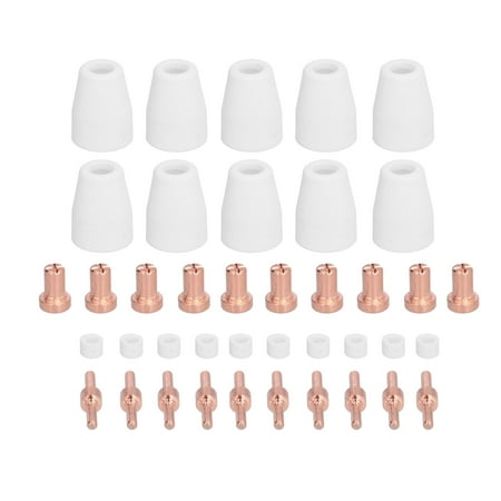 FTVOGUE Plasma Electrode 40pcs Plasma Cutting Torch Consumables Kit Plasma Cutting Torch Parts For PT31/LG40/CUT40 Plasma Cutting Torch Parts
FTVOGUE Plasma Electrode 40pcs Plasma Cutting Torch Consumables Kit Plasma Cutting Torch Parts For PT31/LG40/CUT40 Plasma Cutting Torch Parts