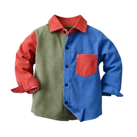 UACY Baby Boys and Toddler Boys Down Shirt Toddler Boys Long Sleeve Winter Shirt Tops Coat Outwear for Babys Fashionable Clothes Patchwork Colours Blue Red Green
UACY Baby Boys and Toddler Boys Down Shirt Toddler Boys Long Sleeve Winter Shirt Tops Coat Outwear for Babys Fashionable Clothes Patchwork Colours Blue Red Green