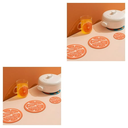 2pcs Silicone Anti-scalding Heat Insulation Pad Kitchen High Temperature Resistant Thickening Can Hang Cartoon Pot Pad Dining Table Coaster
2pcs Silicone Anti-scalding Heat Insulation Pad Kitchen High Temperature Resistant Thickening Can Hang Cartoon Pot Pad Dining Table Coaster