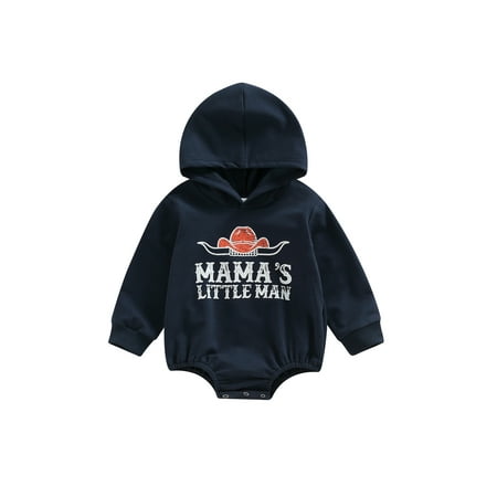 Musuos Baby Boys Fall Romper Casual Long Sleeve Letter Print One-Piece Hooded Bodysuit
Musuos Baby Boys Fall Romper Casual Long Sleeve Letter Print One-Piece Hooded Bodysuit