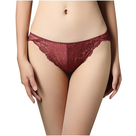 TAIAOJING Women Thong Solid Lace Seamless Traceless Cotton Lift Underwear Panties Brief
TAIAOJING Women Thong Solid Lace Seamless Traceless Cotton Lift Underwear Panties Brief