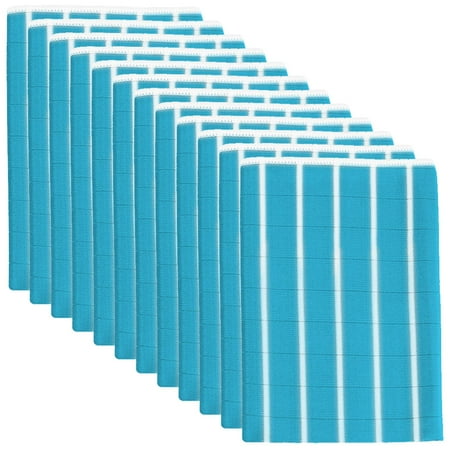 Scouring Pad Rag Cotton Rag Easy to Clean Strong Cleaning Power 12Pcs Blue