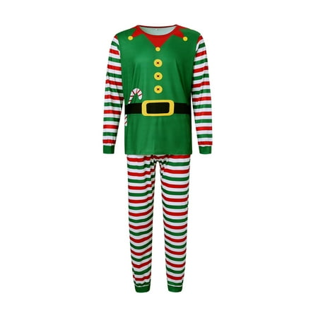 Juaugusep Christmas Matching Family Pajamas Set Xmas Nightclothes with Striped Print Shirt Green Xmas style Pants Homewear Sleepwear Outfits
Juaugusep Christmas Matching Family Pajamas Set Xmas Nightclothes with Striped Print Shirt Green Xmas style Pants Homewear Sleepwear Outfits
