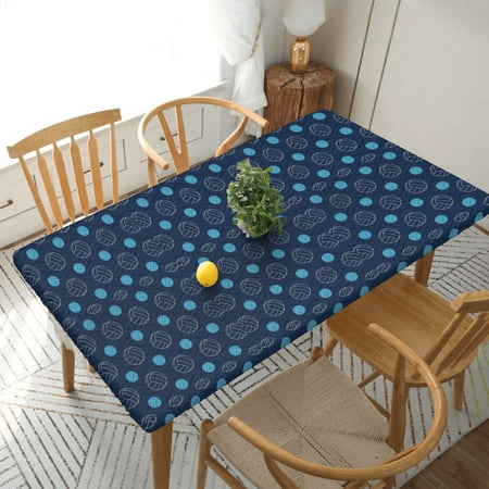 Home Deluxe Tablecloth Volleyball Navy Blue Waterproof Elastic Rim Edged Table Cover- For Christmas Parties And Picnics 5ft
Home Deluxe Tablecloth Volleyball Navy Blue Waterproof Elastic Rim Edged Table Cover- For Christmas Parties And Picnics 5ft