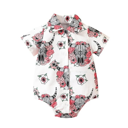 NIUREDLTD Baby Girls Print Spring Summer Short Sleeve Romper Bodysuit Clothes Size 60
NIUREDLTD Baby Girls Print Spring Summer Short Sleeve Romper Bodysuit Clothes Size 60