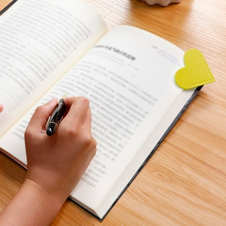 WOXINDA Clip Book Heart-shaped Corner Page Protective Bookmark Cover Bookmark Leather Office & Stationery
WOXINDA Clip Book Heart-shaped Corner Page Protective Bookmark Cover Bookmark Leather Office & Stationery