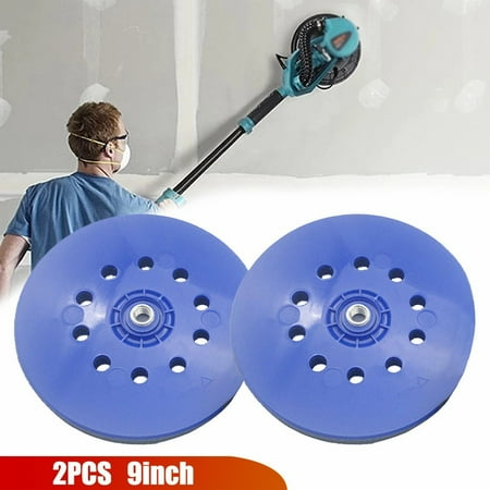 2* 9in 10Hole with14mm thread Drywall Sander Sanding Pad Dustless Sanding Disk