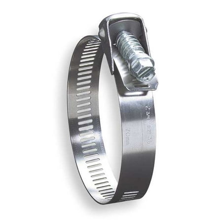 1Pack ZoroSelect 5656 Hose Clamp 1 to 4 In SAE 56 SS PK10