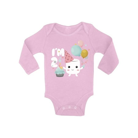 Awkward Styles Marshmallow Gifts for 2 Year Old Baby Bodysuit Long Sleeve Marshmallow Bodysuit Funny 2nd Birthday Birthday Gifts Cute Baby Girl Clothes Second B-Day Gifts Baby One Piece Outfit
Awkward Styles Marshmallow Gifts for 2 Year Old Baby Bodysuit Long Sleeve Marshmallow Bodysuit Funny 2nd Birthday Birthday Gifts Cute Baby Girl Clothes Second B-Day Gifts Baby One Piece Outfit