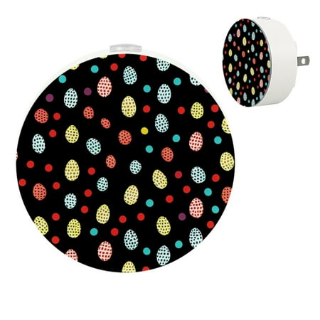 Colorful Easter Egg Dot Automatic night lights plug into wall Dusk to Dawn Sensor Nightlights for Kids & Adults for Bathroom Hallway
Colorful Easter Egg Dot Automatic night lights plug into wall Dusk to Dawn Sensor Nightlights for Kids & Adults for Bathroom Hallway