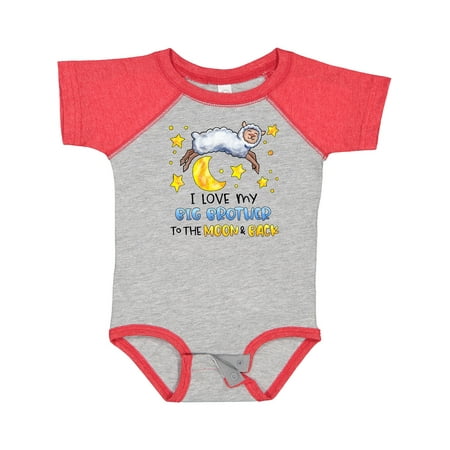 Inktastic I Love My Big Brother to the Moon and Back Cute Sheep Gift Baby Boy or Baby Girl Bodysuit
Inktastic I Love My Big Brother to the Moon and Back Cute Sheep Gift Baby Boy or Baby Girl Bodysuit