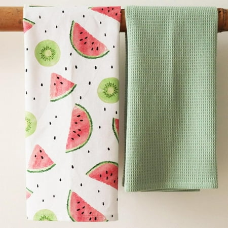Simple Cloth Soft and Absorbent Fabric Woven Dish Towels/Tea Towels Printing Napkins Pack of 2
Simple Cloth Soft and Absorbent Fabric Woven Dish Towels/Tea Towels Printing Napkins Pack of 2