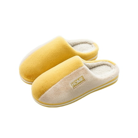 Woobling Mens Plush Slippers Slip On Fuzzy Slipper Fluffy House Shoes Bedroom Home Shoe Non-slip Winter Warm Breathable Yellow 6-7
Woobling Mens Plush Slippers Slip On Fuzzy Slipper Fluffy House Shoes Bedroom Home Shoe Non-slip Winter Warm Breathable Yellow 6-7