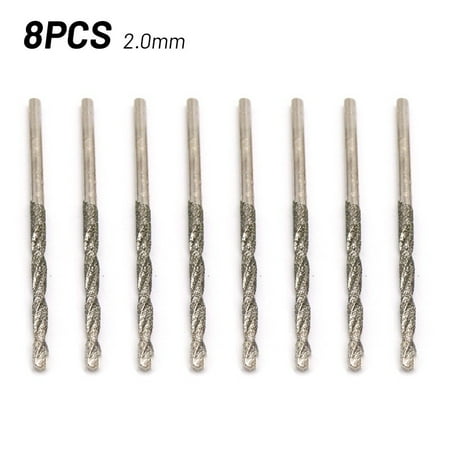 0.8Mm-2.5Mm Diamond Coated Tipped Drill Bit For Glass Jewelry Stone Tile