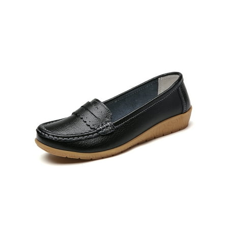 Bellella Women Wedge Loafer Stitching Loafers Round Toe Shoes Comfort Wedges Driving Dates Casual Shoe Black 5
Bellella Women Wedge Loafer Stitching Loafers Round Toe Shoes Comfort Wedges Driving Dates Casual Shoe Black 5