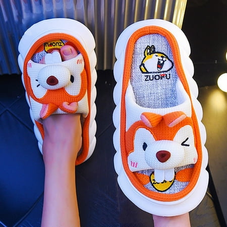 PIKADINGNIS Funny Slippers Men Women Linen Slipper Cartoon Animal Couple Slides Autumn Home Shoes Slides Thick Sole Household Men Sandals
PIKADINGNIS Funny Slippers Men Women Linen Slipper Cartoon Animal Couple Slides Autumn Home Shoes Slides Thick Sole Household Men Sandals