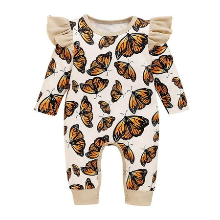 Vikakiooze Newborn Baby Girls Long Sleeve Ruffle Butterfly Romper Jumpsuit Outfits Clothes
Vikakiooze Newborn Baby Girls Long Sleeve Ruffle Butterfly Romper Jumpsuit Outfits Clothes