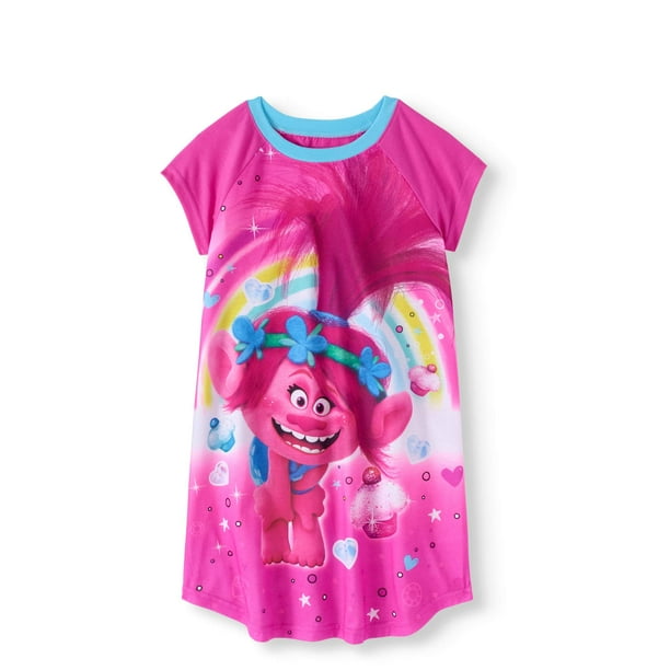 Girls' Raglan Short Sleeve Nightgown